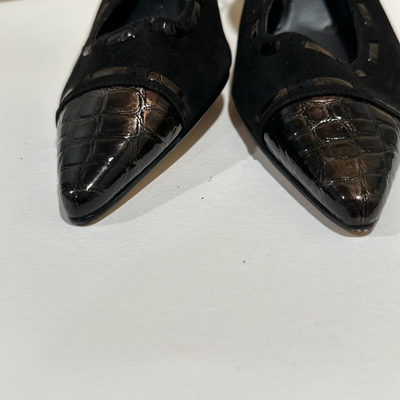 Pierre Dumas kitten heel slingback shoes - Picture 5 of 6